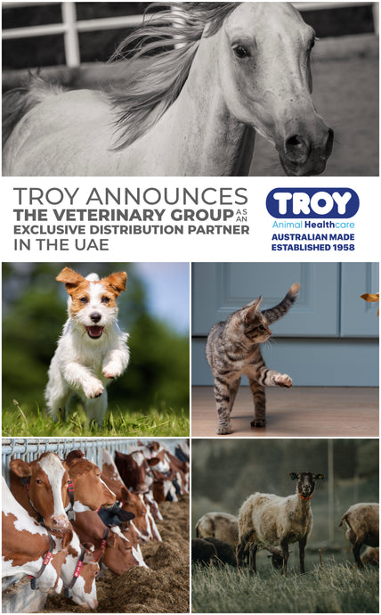 TROY ANNOUNCES THE VETERINARY GROUP AS AN EXCLUSIVE DISTRIBUTION PARTNER IN THE UAE.