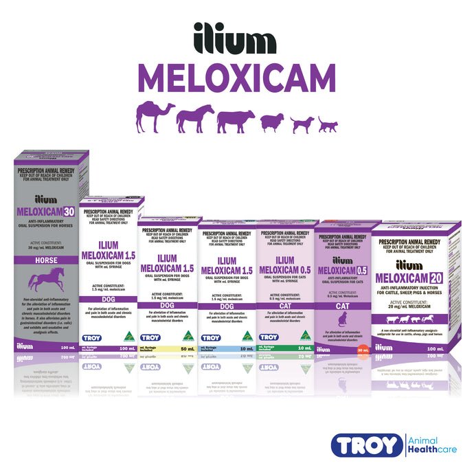 ILIUM MELOXICAM:  MOST APPROVED USES ACROSS SPECIES